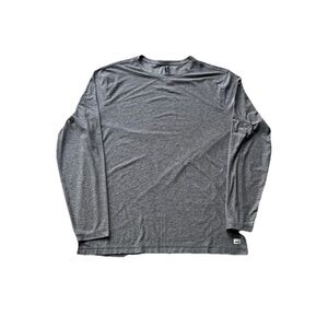 Vuori Men's Gray Strato Tech Long Sleeve Shirt Size XL